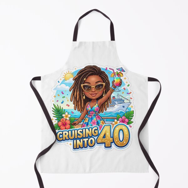Item preview, Cruising Into 40 – Tropical 40th Birthday Cruise designed and sold by tonyartprints.