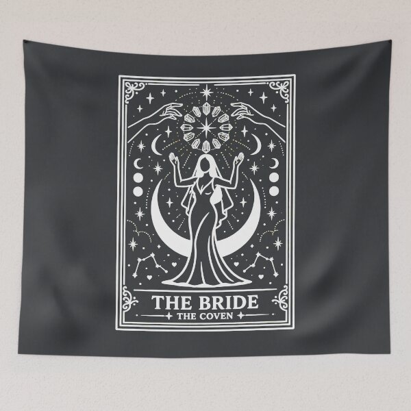 Item preview, Witchy Bachelorette Tarot, The Bride & The Coven Celestial Art designed and sold by AmiGraph.