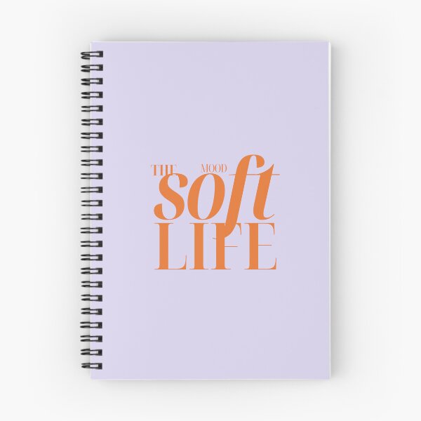 Item preview, The Soft Life Mood – Wellness Typography Wordmark designed and sold by Kokorolab.