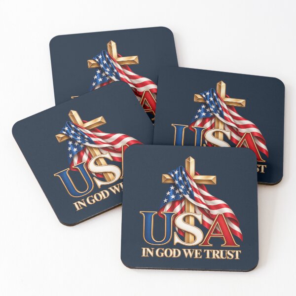 Item preview, USA In God We Trust – Patriotic Christian Faith Design designed and sold by HO•Designs.
