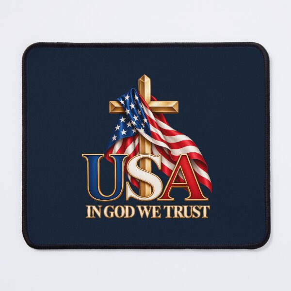 Item preview, USA In God We Trust – Patriotic Christian Faith Design designed and sold by HO•Designs.