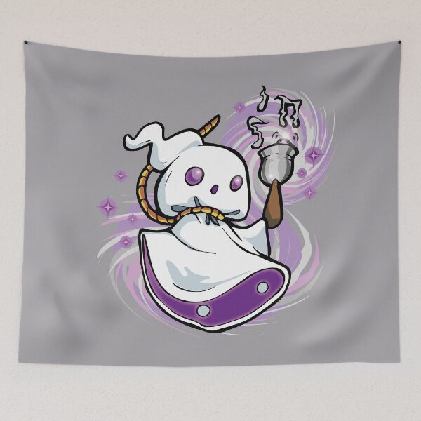 Item preview, Kawaii Halloween Bell Phantom designed and sold by Konopikyu.
