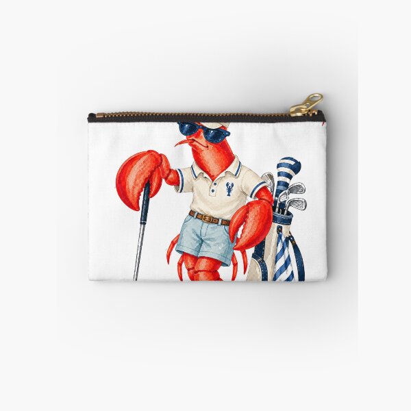 Item preview, Louie the Lobster Playing Golf designed and sold by saltyhydrangea.