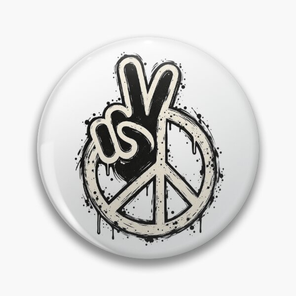 Item preview, Peace Sign Hand Grunge Street Art designed and sold by CirceRavens.