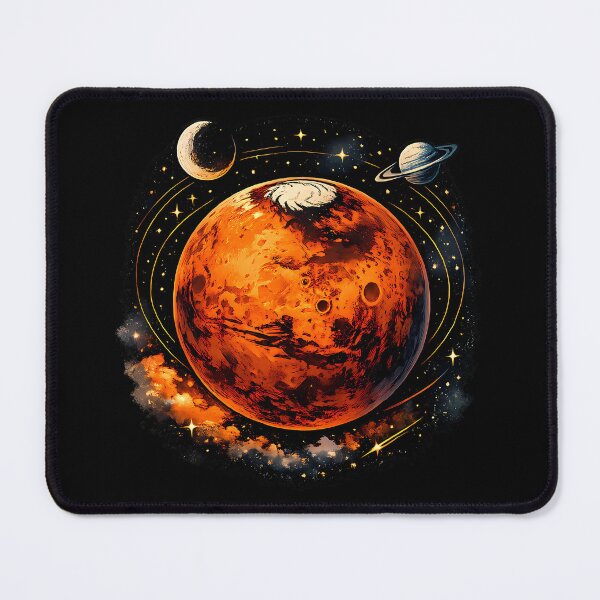 Item preview, Surface and polar ice caps of Mars in great detail. designed and sold by Daily Quirk.