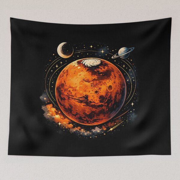 Item preview, Surface and polar ice caps of Mars in great detail. designed and sold by Daily Quirk.