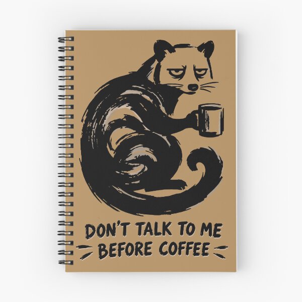 Item preview, Don’t Talk to Me Before Coffee – Funny Grumpy Cat designed and sold by RitaRuni1992.