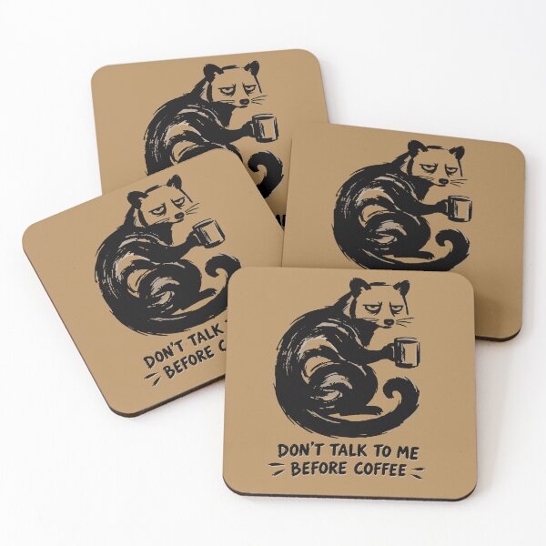 Item preview, Don’t Talk to Me Before Coffee – Funny Grumpy Cat designed and sold by RitaRuni1992.