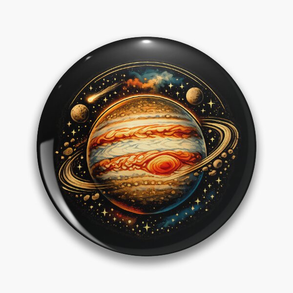 Item preview, Jupiter with the Great Red Spot designed and sold by Daily Quirk.