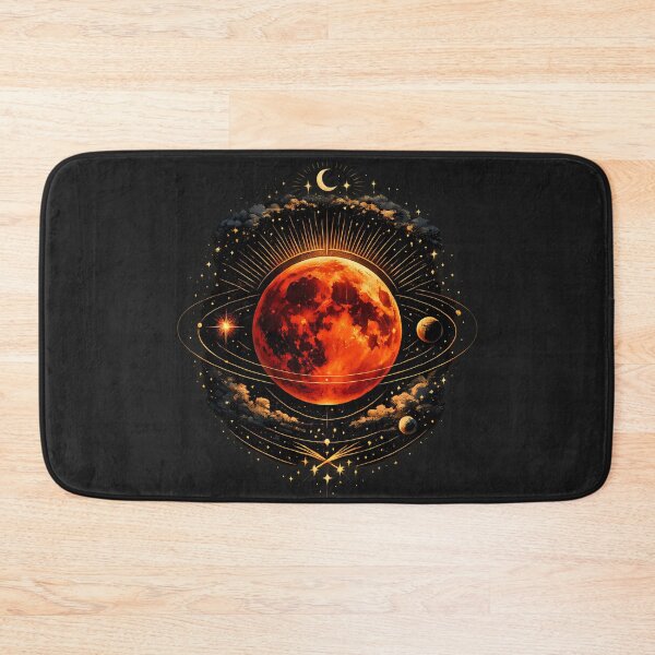 Item preview, Blood moon during the total lunar eclipse designed and sold by Daily Quirk.