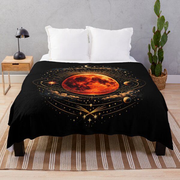 Item preview, Blood moon during the total lunar eclipse designed and sold by Daily Quirk.