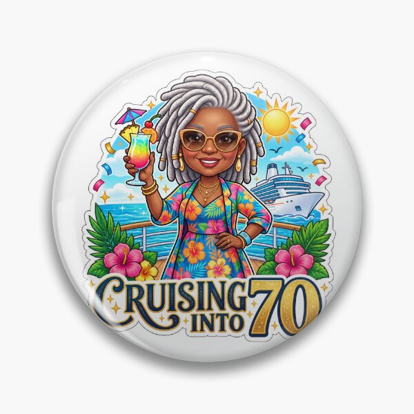 Item preview, Cruising Into 70 Tropical 70th Birthday Cruise designed and sold by tonyartprints.