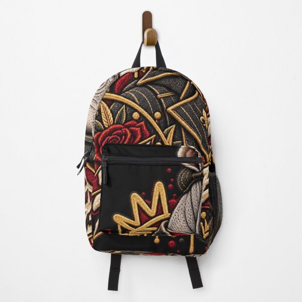 Item preview, Urban Gangster Rhino “Forge Ahead” Graffiti Embroidery Motivational Streetwear Art designed and sold by Emoji Emblems.