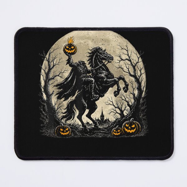 Item preview, Gothic Sleepy Headless Horseman Spooky Pumpkin Halloween designed and sold by leevekaArt.