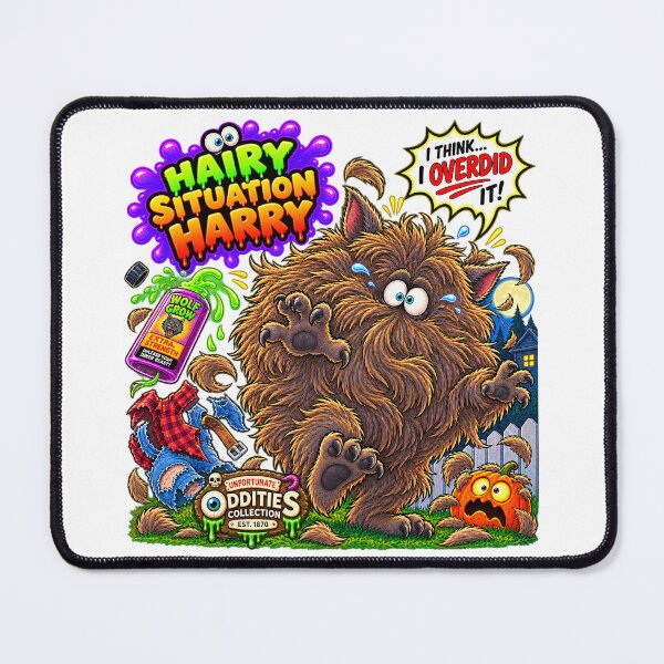 Item preview, Unfortunate Oddities - Hairy Situation Harry designed and sold by WheelieGdArt.