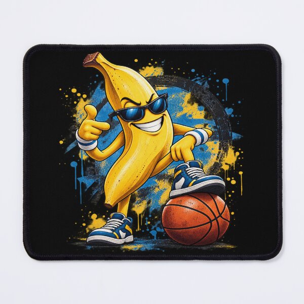 Item preview, Basketball Banana – Funny Sports Mascot designed and sold by TroviTutto.