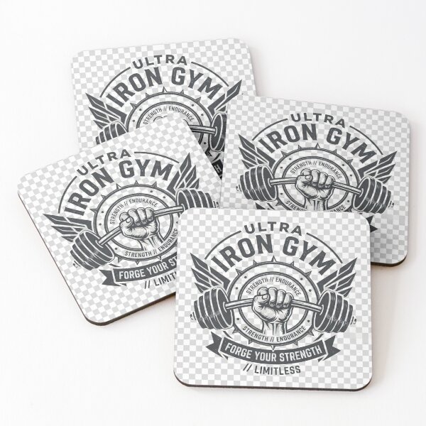 Item preview, Ultra Iron Gym Vintage Bodybuilding Emblem Logo designed and sold by Ruslan Kudlai.