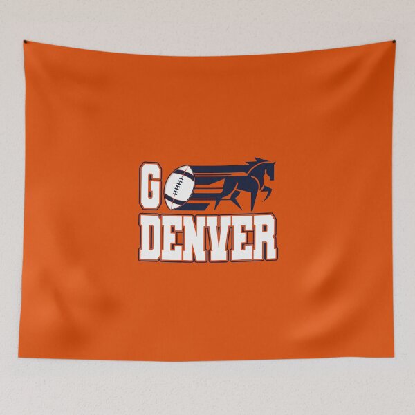 Item preview, GO DENVER – Colorado Football Fan Wild Horse Design designed and sold by MASMUS27.