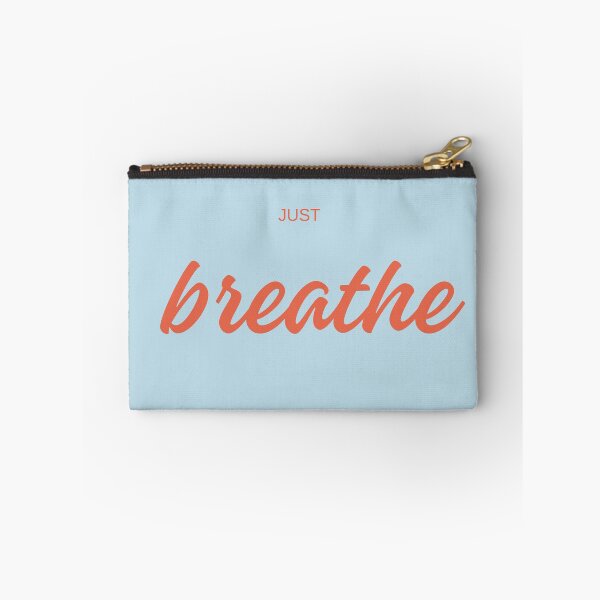 Item preview, Just Breathe – Typographic Wordmark Wellbeing designed and sold by Kokorolab.