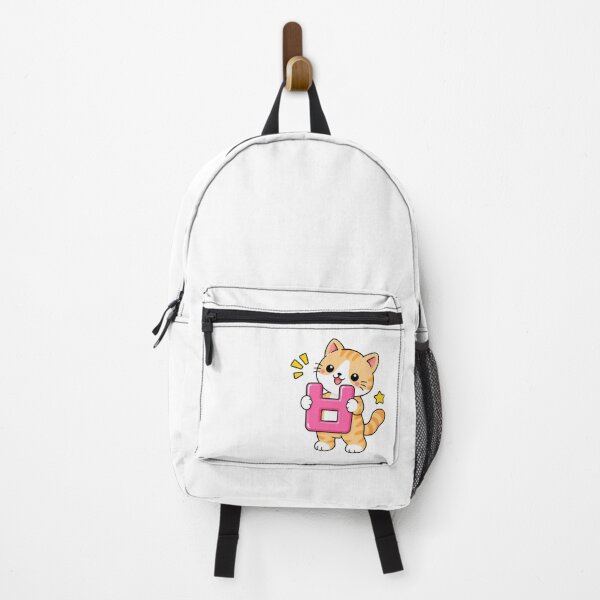 Item preview, Cute Orange Tabby Cat with Korean Hangul Letter ㅂ Kawaii Kitty designed and sold by NoopnyangStudio.