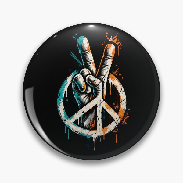 Item preview, Peace Sign Hand Grunge Street Art designed and sold by CirceRavens.