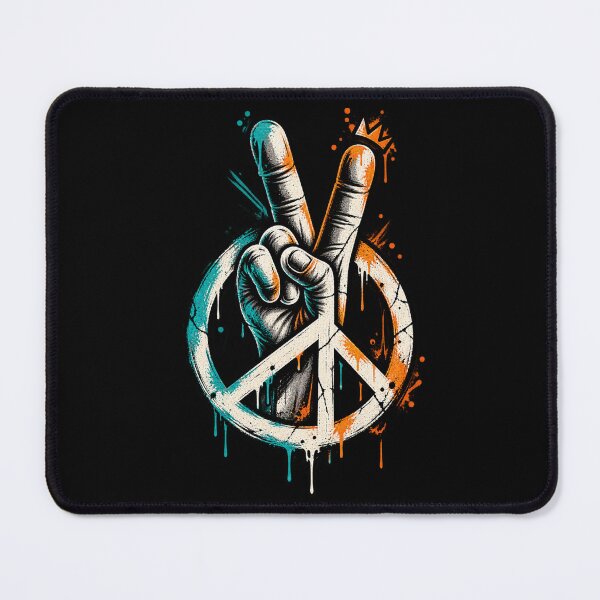 Item preview, Peace Sign Hand Grunge Street Art designed and sold by CirceRavens.