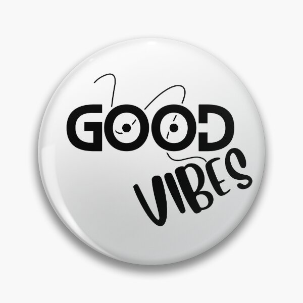 Item preview, Good Vibes Bold Retro Doodle Typography designed and sold by EchoPrint Co..