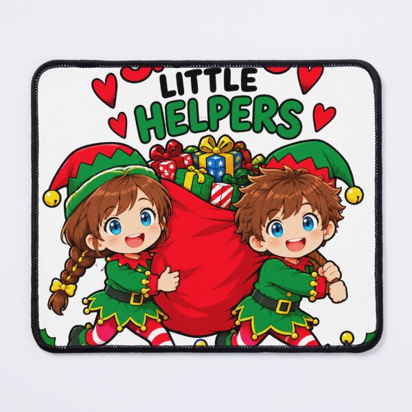 Item preview, Santas Little Helpers Funny Christmas Elf Design designed and sold by Kenzie & Co.