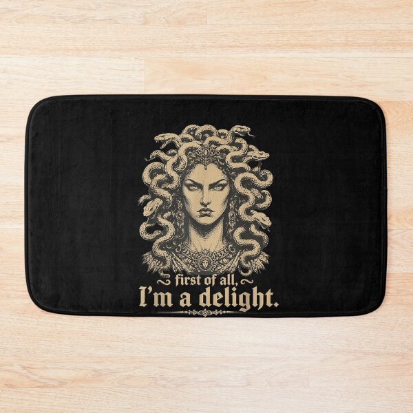Item preview, Retro First of All I'm A Delight Medusa Gorgon Sarcastic  designed and sold by leevekaArt.