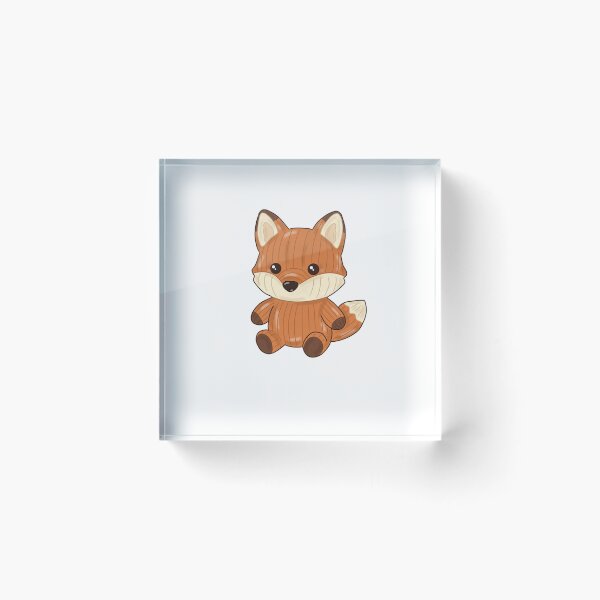 Item preview, Cozy Kawaii Fox – Woodland Spirit Digital Art Sticker designed and sold by Kanikawaii.