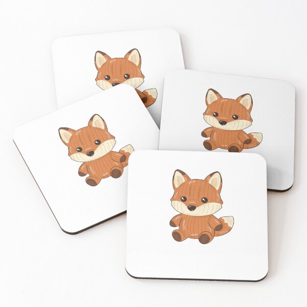 Item preview, Cozy Kawaii Fox – Woodland Spirit Digital Art Sticker designed and sold by Kanikawaii.