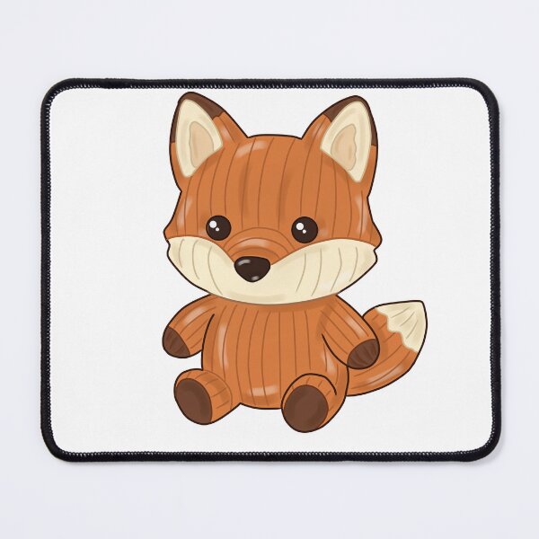 Item preview, Cozy Kawaii Fox – Woodland Spirit Digital Art Sticker designed and sold by Kanikawaii.