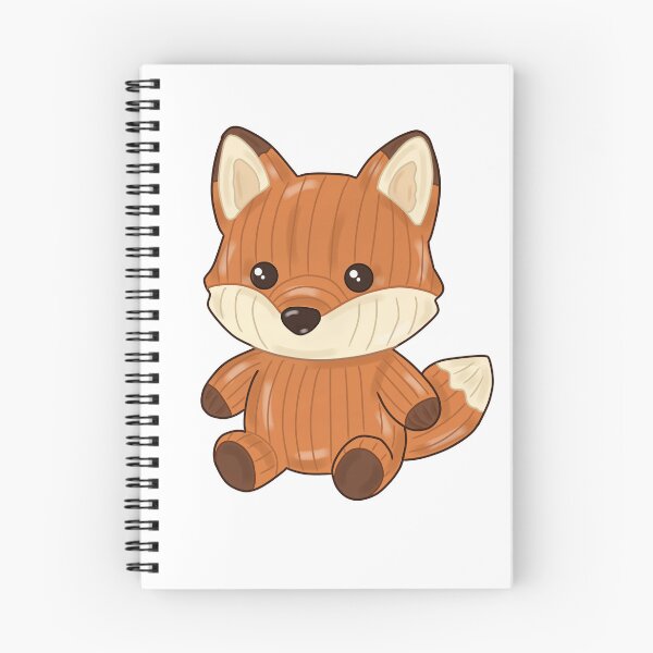 Item preview, Cozy Kawaii Fox – Woodland Spirit Digital Art Sticker designed and sold by Kanikawaii.