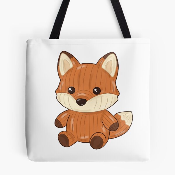 Item preview, Cozy Kawaii Fox – Woodland Spirit Digital Art Sticker designed and sold by Kanikawaii.