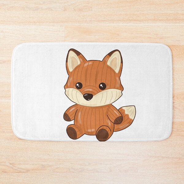 Item preview, Cozy Kawaii Fox – Woodland Spirit Digital Art Sticker designed and sold by Kanikawaii.