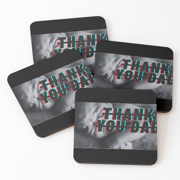 Item preview, Thank You Dad Loving Retro Newborn Child Birth Glitch Typography designed and sold by ZestlyStore94.