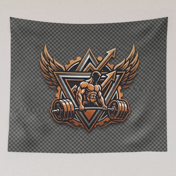 Item preview, Gym Logo / Emblem (Isolated Vector Design) designed and sold by Ruslan Kudlai.