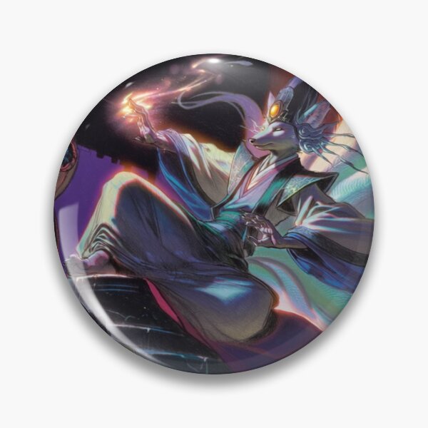 Item preview, Mystic Kitsune Weaving Magic in the Night (V2) designed and sold by SabaMirzique.