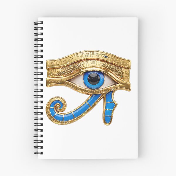 Item preview, Egyptian Blue Eye Amulet | 3D Pharaonic Horus Eye Jewelry | Hieroglyphic Protection Eye Clip Art designed and sold by HoMya.