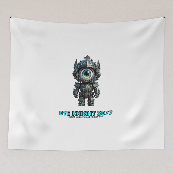 Item preview, Code Eye Knight 2077 - Neon Medieval High-Tech Pixar Robot Eye designed and sold by Csaba1983.