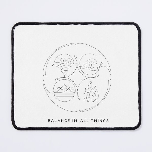 Item preview, Balance In All Things Four Elements Line Art designed and sold by Ahmed Boss.
