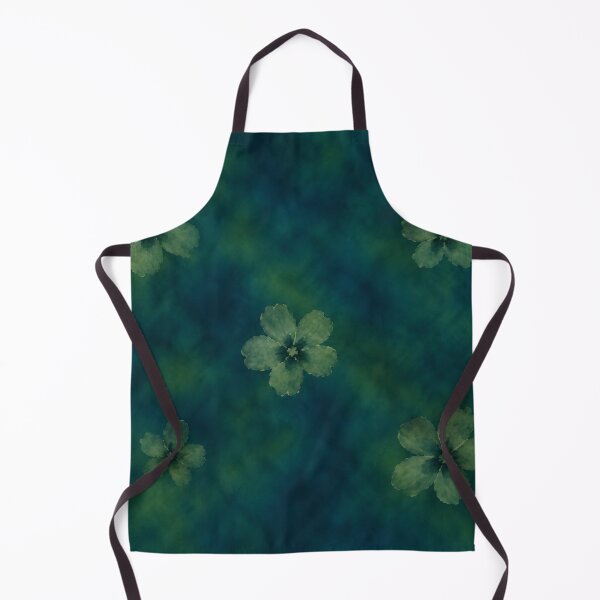 Item preview,  Moody Teal and Forest Green Botanical Blossom Pattern designed and sold by RescueHeart10.