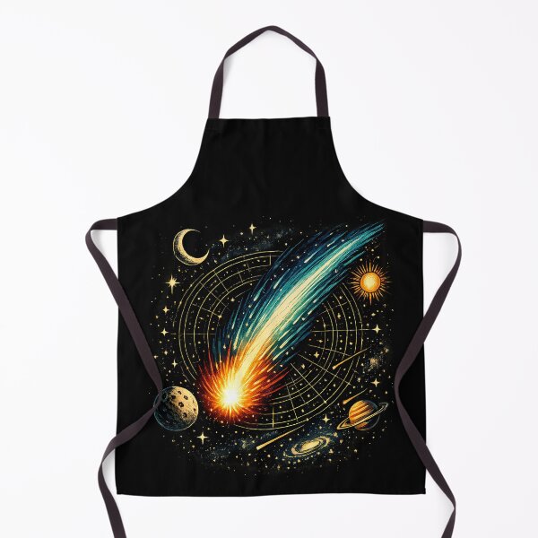 Item preview, A bright comet crosses the night sky. designed and sold by Daily Quirk.