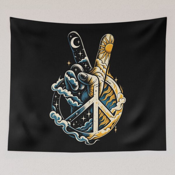 Item preview, Peace Sign Hand Grunge Street Art designed and sold by CirceRavens.
