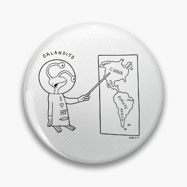 Item preview, Orlandito and the map designed and sold by PabloF-Arte.