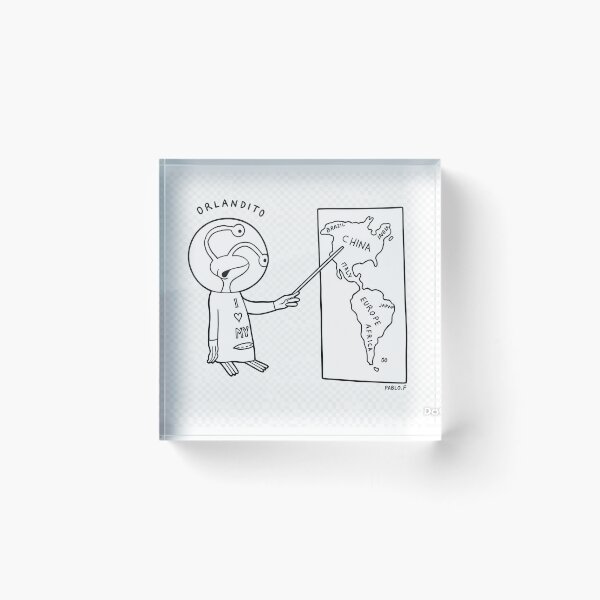 Item preview, Orlandito and the map designed and sold by PabloF-Arte.