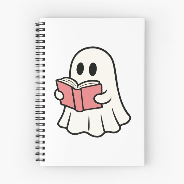 Item preview, Cute Kawaii Ghost Reading Book Spooky Cute Bookworm designed and sold by Vision Crafted.
