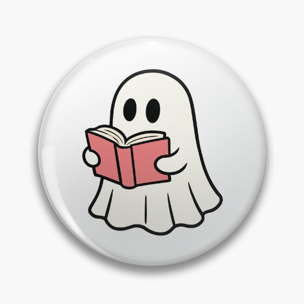 Item preview, Cute Kawaii Ghost Reading Book Spooky Cute Bookworm designed and sold by Vision Crafted.