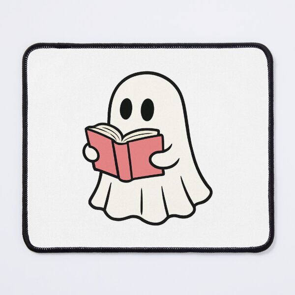 Item preview, Cute Kawaii Ghost Reading Book Spooky Cute Bookworm designed and sold by Vision Crafted.