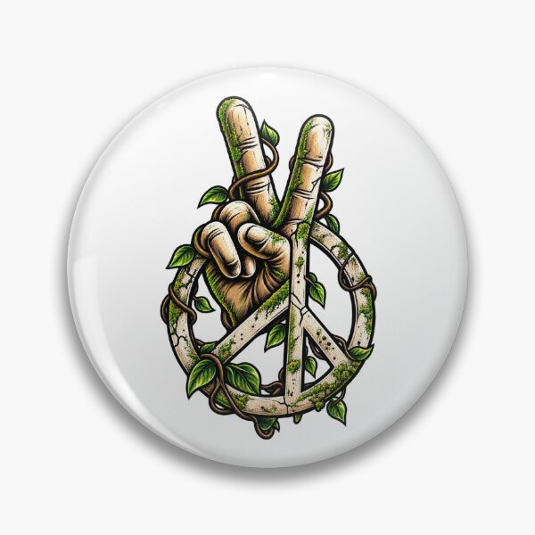 Item preview, Peace Sign Hand Grunge Street Art designed and sold by CirceRavens.